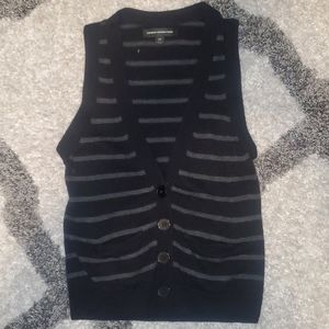 Express button up sweater vest.